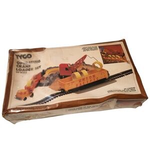 Tyco HO Scale Operating Crane Loader Set No 900 Vintage Toy Train Damage Package